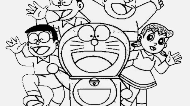 Mewarnai Kartun Doraemon Untuk Anak PAUD