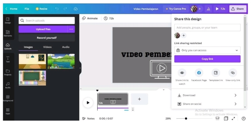 Membuat Video Pembelajaran Menggunakan Canva - Ruangatas.com