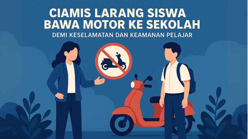 Ruangatas.com/Gambar Ilustrasi Larangan Siswa Bawa Motor ke Sekolah